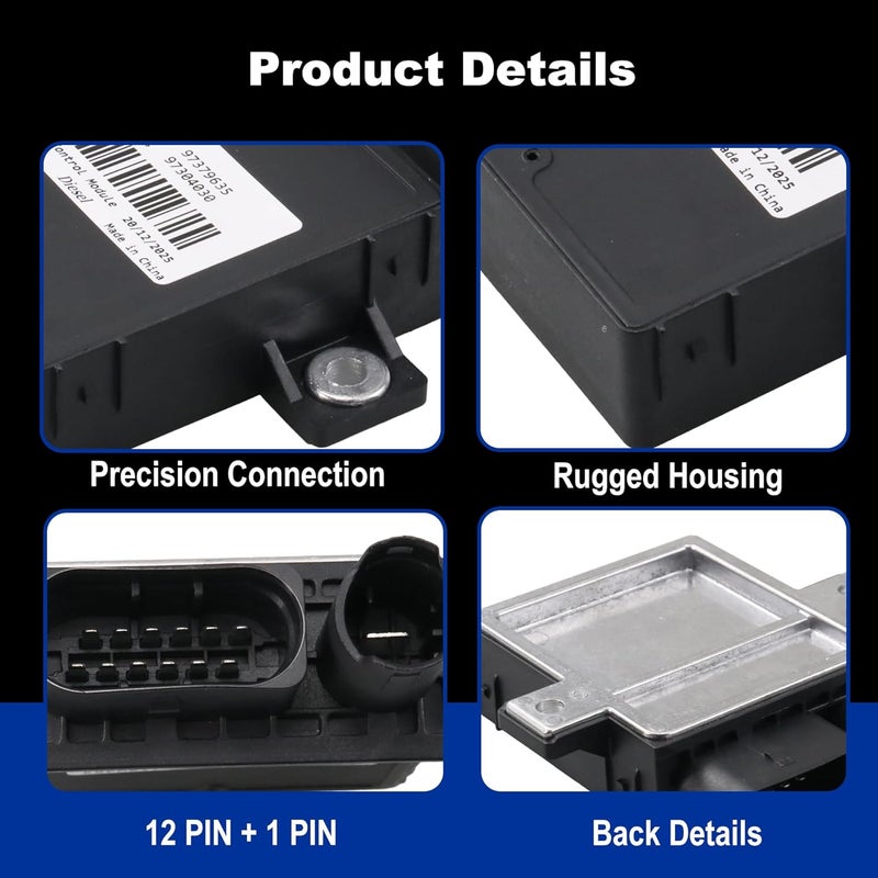 AIKEN Diesel Glow Plug Controller 97379635 Compatible Chevy Tahoe For Chevrolet Silverado 2500/3500 GMC Sierra 2500 HD 3500 RY-1556,97304030 - Image 4